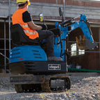 Benzin Mini-Bagger MB850 Scheppach + 4 Zubehörteile