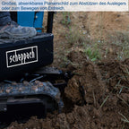 Benzin Mini Bagger EXC815 Scheppach + 2 Zubehörteile